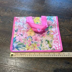 Lilly Pulitzer Pink Floral Tote Bag